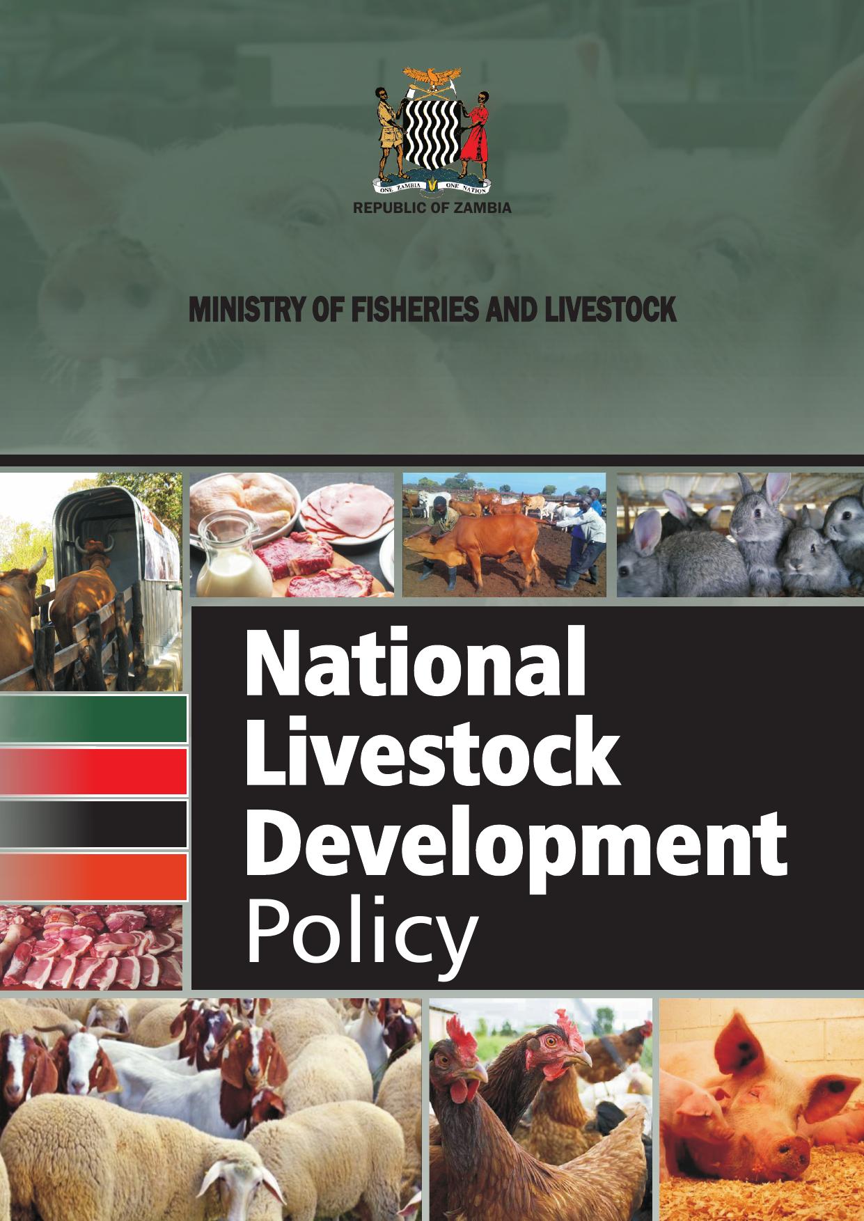 National Livestock Development Policy 2020 cover