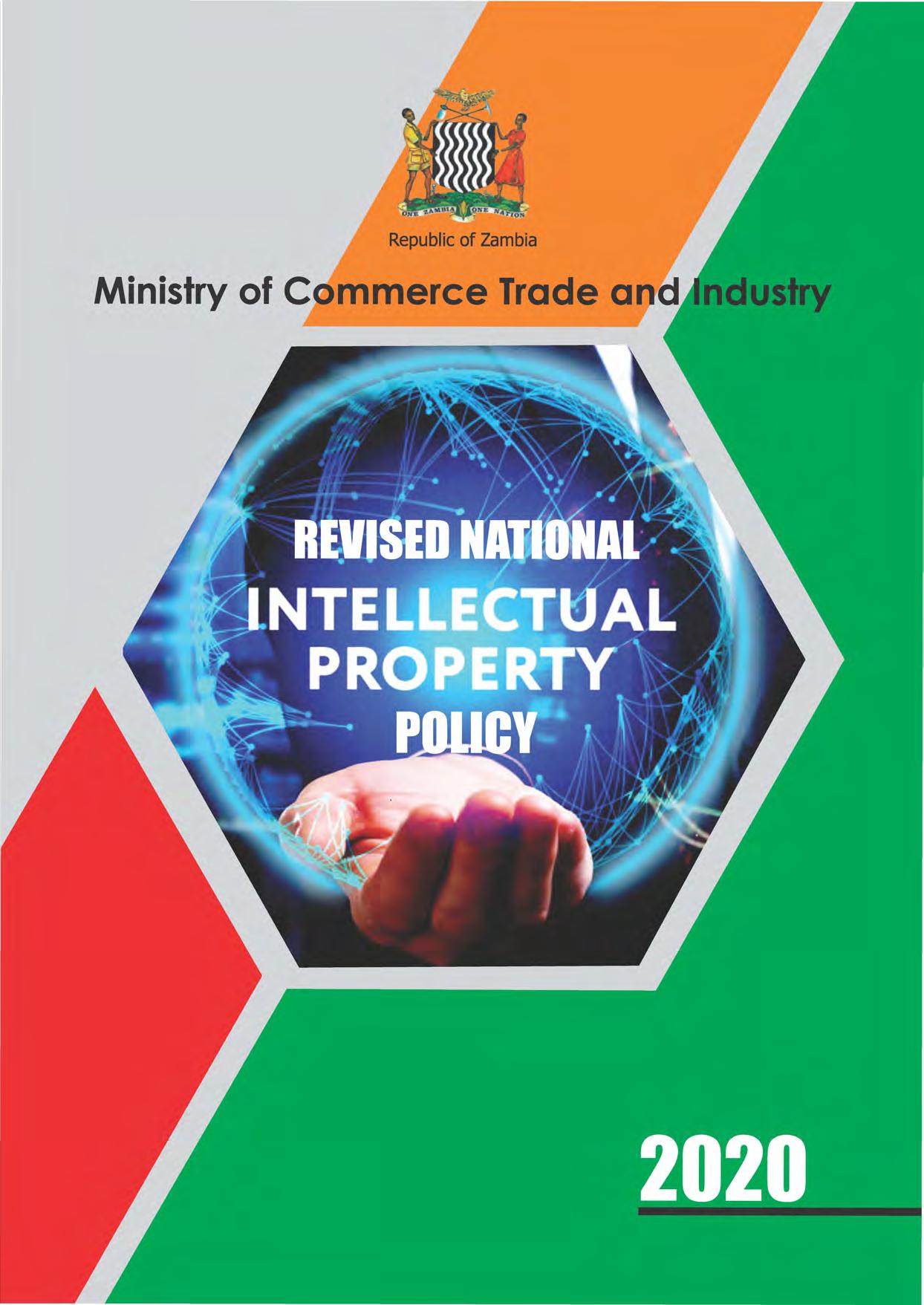 Revised National Intellectual Property Policy 2020 cover