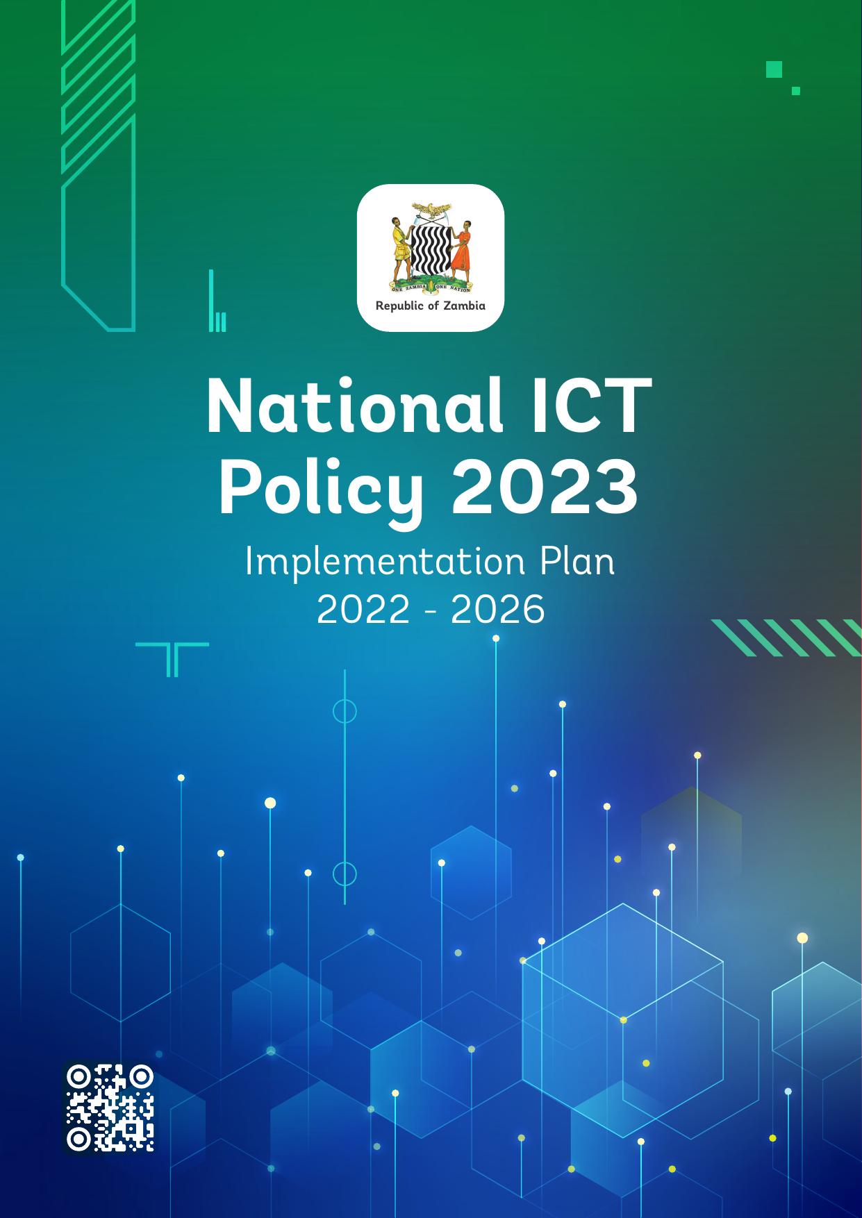 National ICT Policy 2023 Implementation Plan 2022-2026 cover
