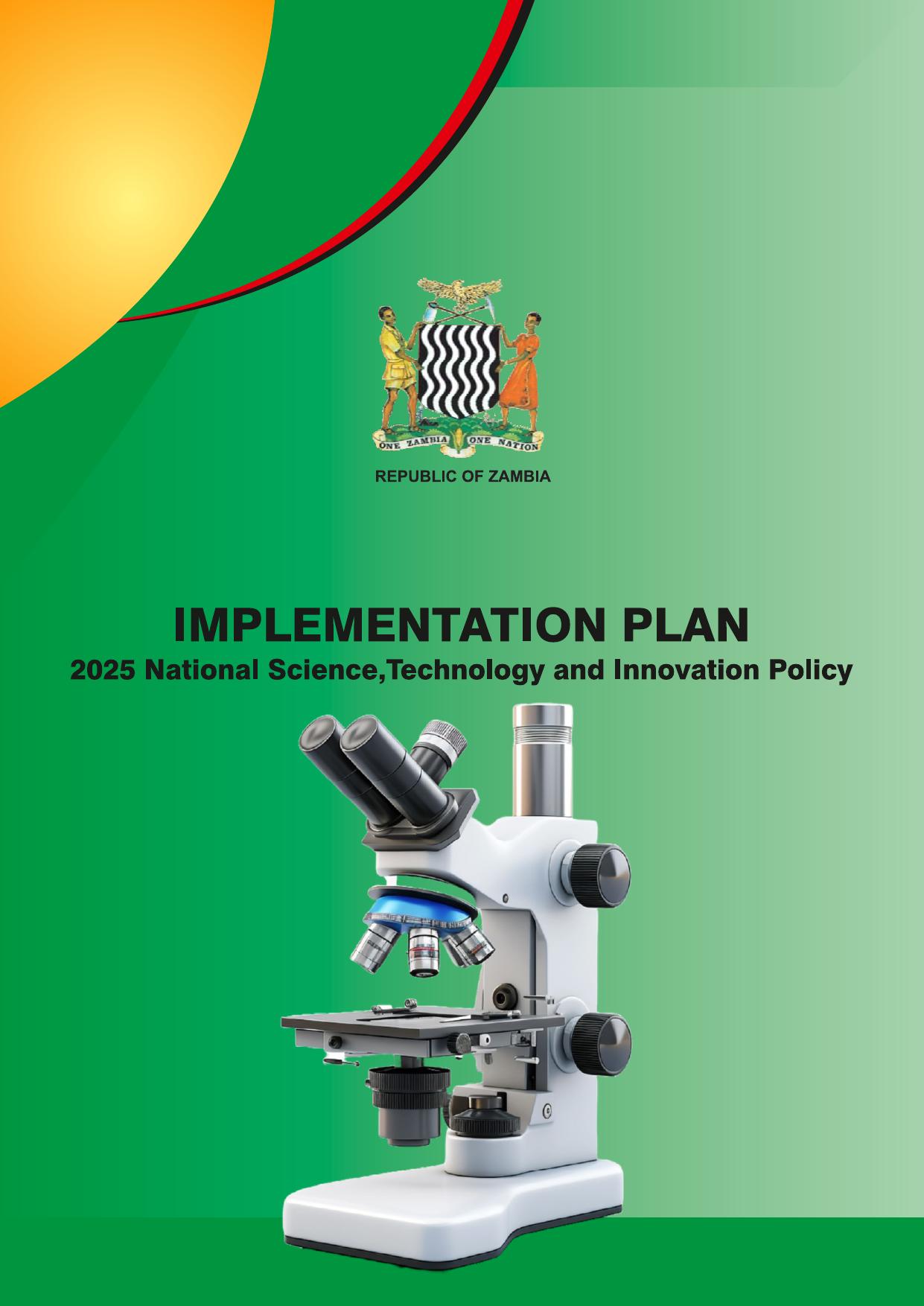 National Science, Technology and Innovation Policy 2025 Implementation Plan cover