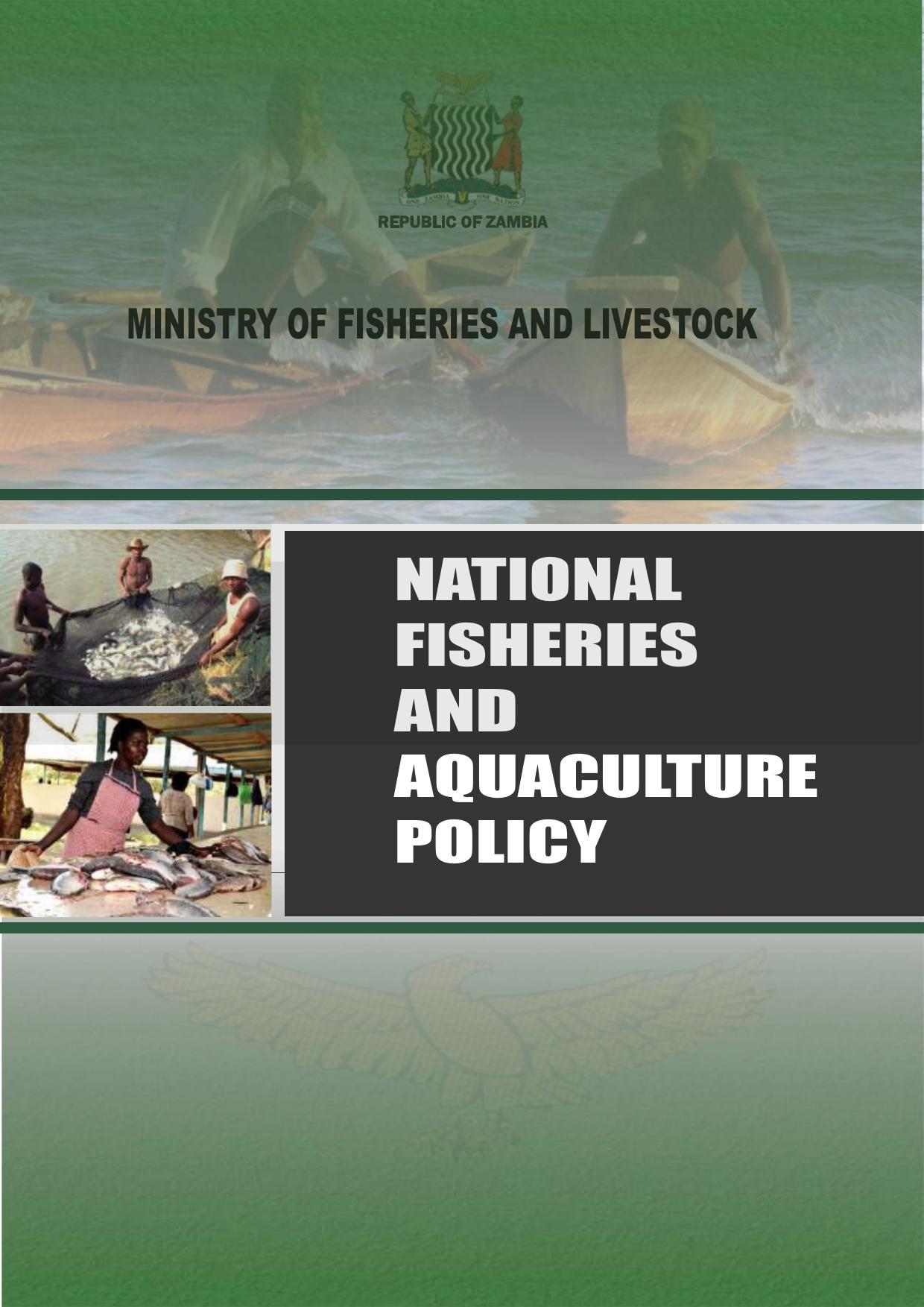 National Fisheries and Aquaculture Policy 2023 cover